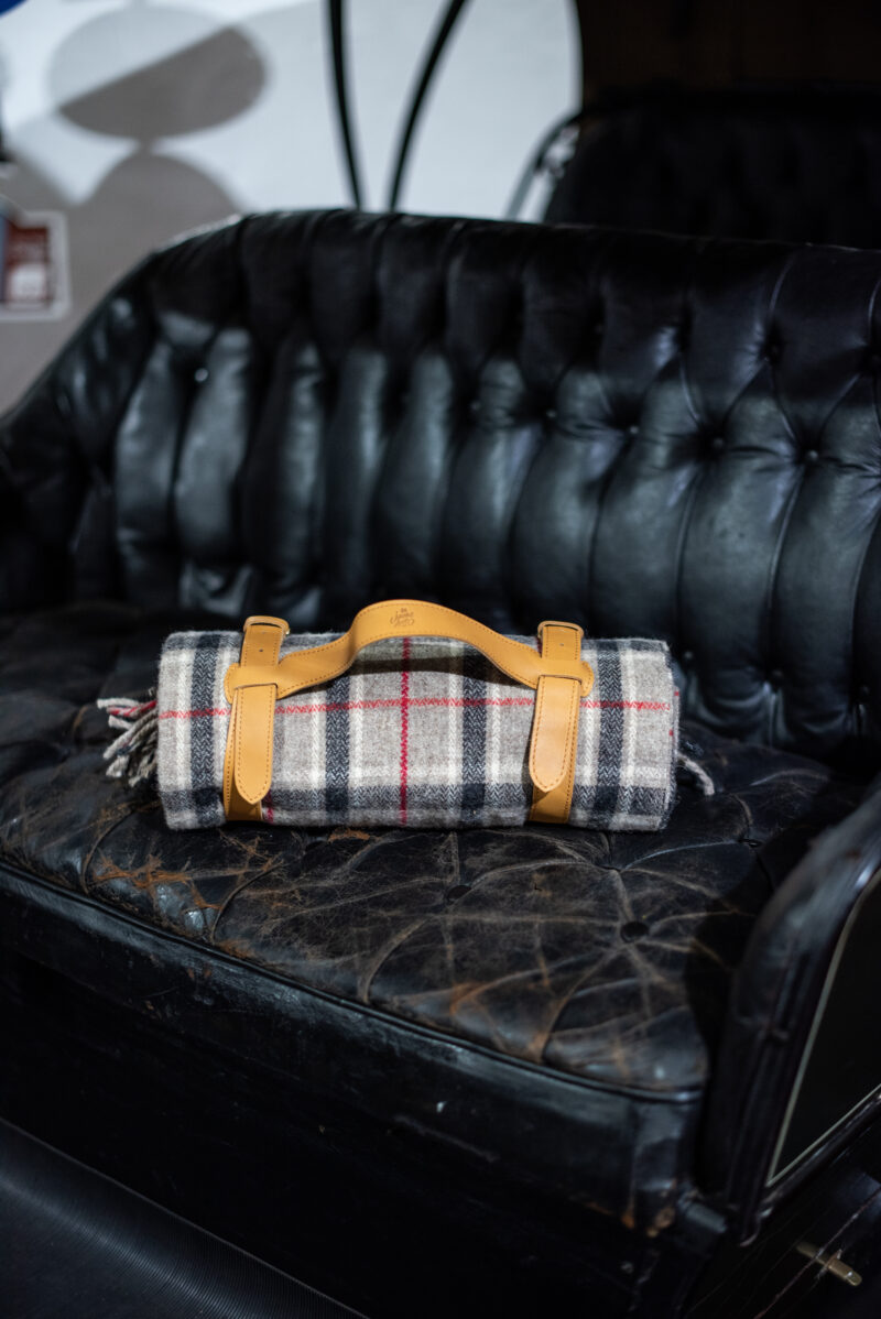 Plaid sur banquette