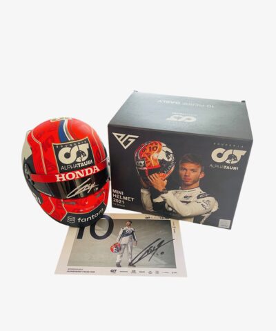 Casque 1/2 Gasly signé - AlphaTauri (Formule 1)